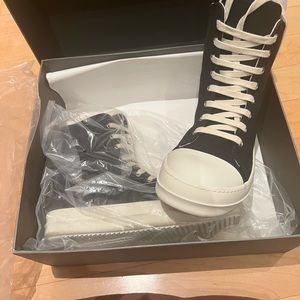 Rick Owen Drkshdw High Top Sneakers